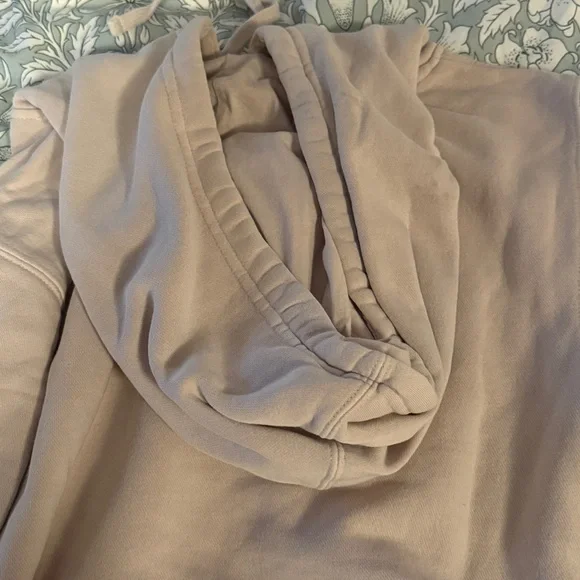 The Beachcomber Beige Hoodie with Rainbow Logo - Picture 4 of 5